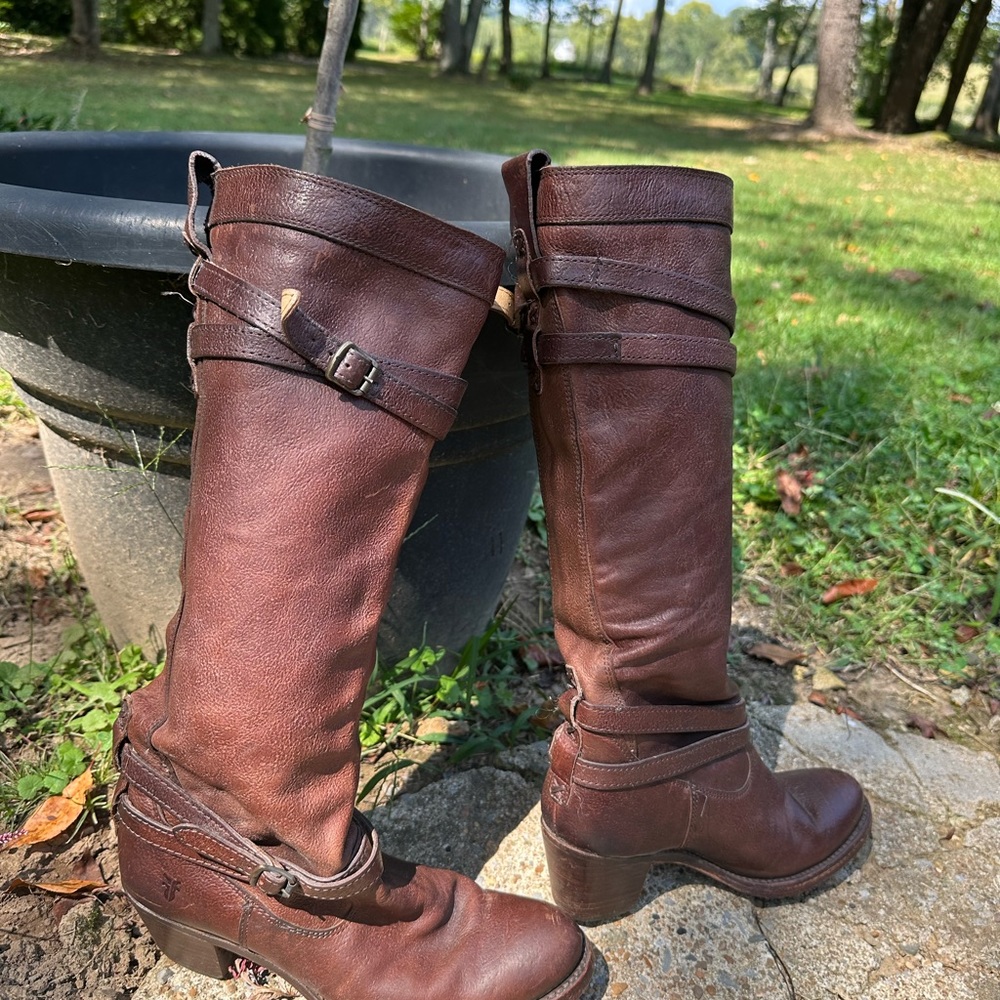 Frye Boots Brown Size 7 Vintage